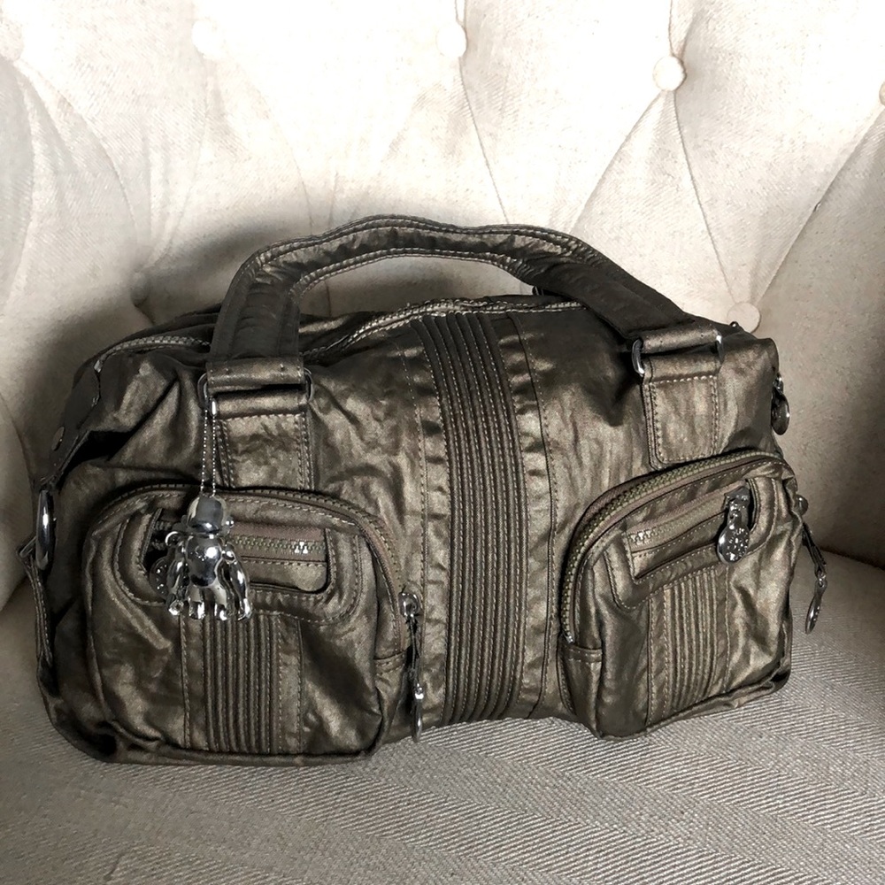 Kipling Katie metallic bronze shoulder bag